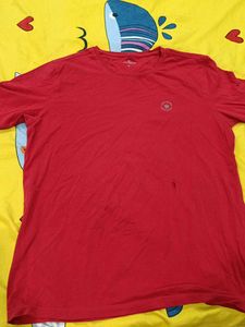 Red Cotton T-Shirt