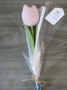 Crochet Tulip Flower 1 Piece