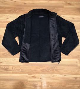 Giordano Unisex Black Fleece zip up