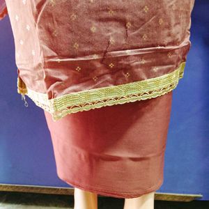 Gotta Patti Embroidery Work Unstitched Suit