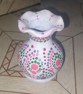 Hand Painted Flower Pot For Decor