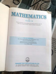 RD Sharma Class 11 Mathematics