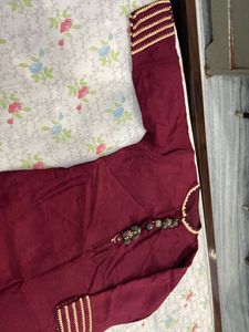 Kurta With Neck Work