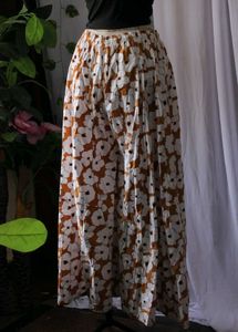 Floral Print Adjustable Pants
