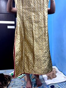 Gold Embroidered Kurta Set