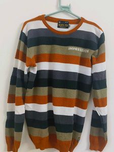Striped Crew Neck asthetic Sweater