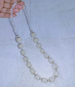 Beaded Cube Necklace