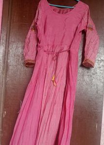 Pink  Gown With Pant 💗