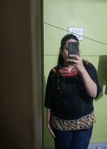 Black Work Short Kurta