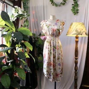 Floral Ruffle Dress