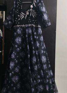 Ethnic Organza Gown - Diwali Sale 🎇 🪔