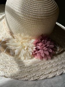 Floral Sun Hat From Thailand