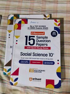 Sample Papee Books CBSE  10th | All Subjects 2025
