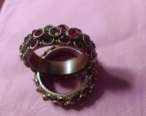 Pair Of Heavy Stone Work Kade