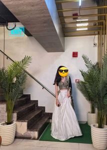 Aesthetic Black N White Lehenga