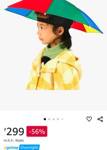 Head Umbrella, Suitable For Both Kids And Adults