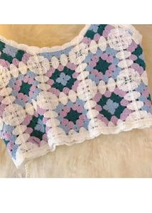 Crochet Knit Crop Top