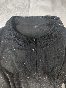 Black Shimmery Top