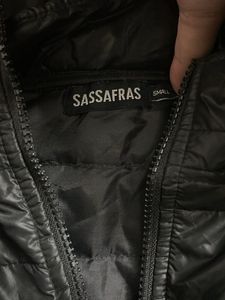 Black Quilted Hooded Jacket