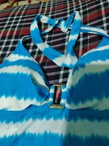 Cute Yellow &amp; White Playsuit