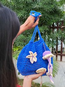 Ocean Crochet Bag