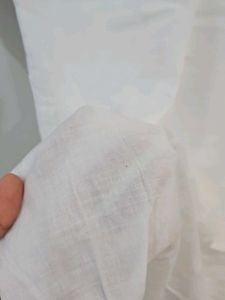 Biba White Floral Kurta