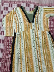 Striped Ethnic Kurta