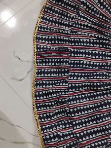 Boho Print Tiered Maxi Skirt