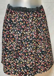 Black Floral Dress S To M Size