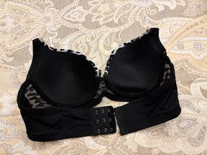 Leopard Print Bra &amp; Lace Panty Set