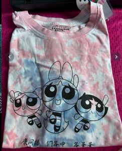 PINK &amp; BLUE TIE DYE T-SHIRT