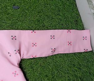 Pink Printed Kurta