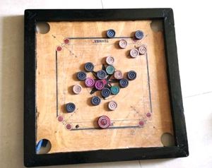 Carrom Board (Premium Quality) With Coin Striker