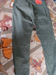 Olive Green Chinos - Slim Fit