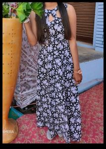 Party Wear Gawn Black & White
