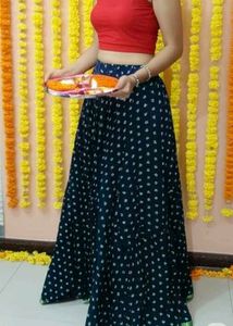Polka Dot Long Skirt