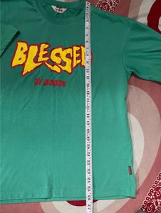 Blessed Printed Oversized Tshirt💚