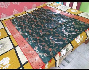 New Jal Katan Green Saree