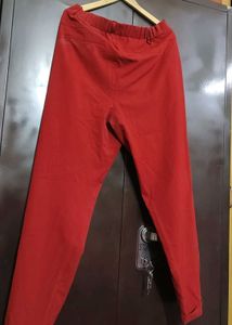 Rust Color Trouser Pant For Girl Or Woman 36 Waist