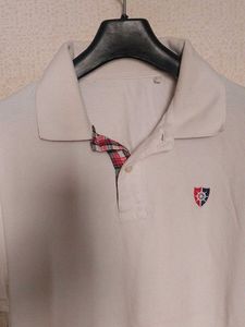 Plus Size  White Polo T-shirt Clearance Sale