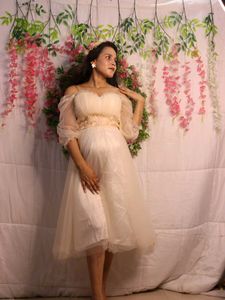 Elegant Off-Shoulder Tulle Dress