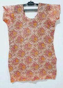 Floral  Short Kurti