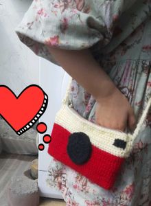 Crochet Camera Purse