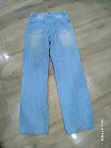 Light Wash Wide Leg Jeans