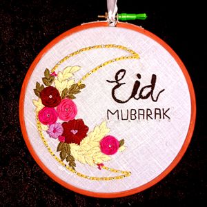 Eid Mubarak And Makkah Madina Embroidery Ho