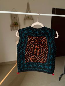 BOHEMIAN ETHNIC MIRROR WORK WAISTCOAT