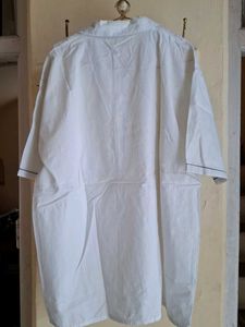 White Chicken Work Half Sleeves Shirt