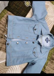 Light Blue Denim Jacket not used more bust 30 fitt