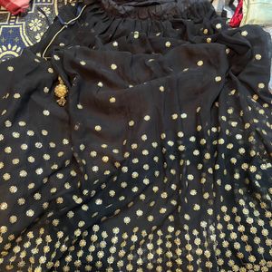 Black Golden Lengha
