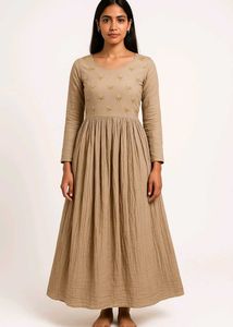 Elegant Embroidered Maxi Dress